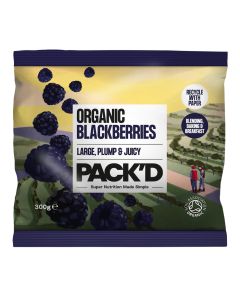 PACK'D - Organic Blackberries - 10 x 300g