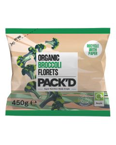 PACK'D - Organic Broccoli Florets - 9 x 450g