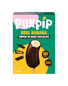 Pukpip - Real Banana Dipped in Dark Chocolate - 12 x 210g