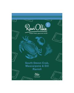 RaviOllie - South Devon Crab Mascarpone & Dill Ravioli - 4 x 350g