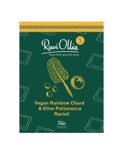 RaviOllie - Vegan Rainbow Chard & Olive Puttanesca Ravioli - 4 x 350g