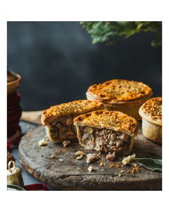 The Original Baker - Food Service Pulled Pork, Roasted Winter Veg & Stuffing Pie - 24 x 260g