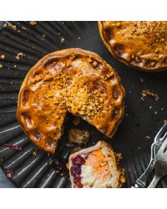 The Original Baker - Food Service Roasted Veg, Cheese & Cranberry Crumble Pie - 24 x 260g