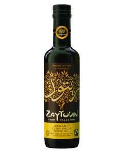 Zaytoun - Organic & Fairtrade Extra Virgin Olive Oil - 6 x 500ml