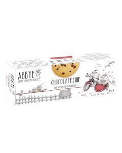 ABBYE BISCUITS - All Butter Artisan Biscuits with Chocolate Chips - 12 x 140g