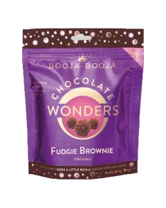 Booja-Booja - Organic Chocolate Fudgie Brownie Chocolate Wonders - 8 x 65g