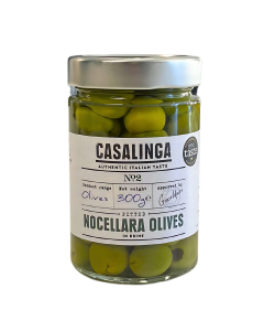 Casalinga - Pitted Nocellara of Castelvetrano Olives in Brine - 6 x 300g