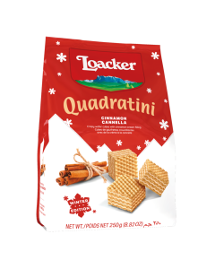Loacker - Cinnamon Quadratini - 18 x 250g