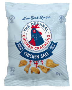 The Original Chicken Crackling - Chicken Crackling with Sea Salt - 10 x 40g