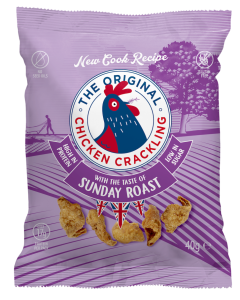 The Original Chicken Crackling - Chicken Crackling with the Tase of Sunday Roast - 10 x 40g