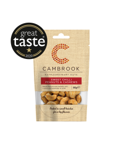 Cambrook - Baked Sweet Chilli Peanuts & Cashews  - 9 x 80g