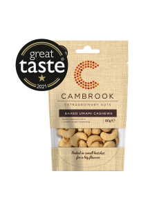 Cambrook - Baked Umami Cashews  - 9 x 80g