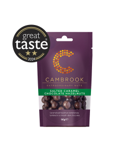 Cambrook - Salted Caramel Dark Chocolate Hazelnuts - 12 x 90g