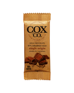 Cox&Co. - 41% Milk Chocolate Single Origin Milk Chocolate Bar - 26 x 15g