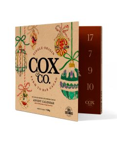 Cox&Co. - Advent Calendar with 24 x 15g Mini Chocolate Bars - 12 x 120g