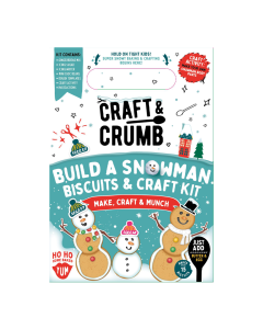 Craft & Crumb - Build A Snowman Bake & Craft Kit - 6 x 300g