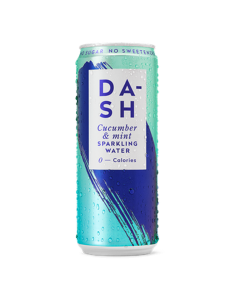 Dash Water - Sparkling Water Infused with Wonky Cucumbers & Mint - 12 x 330ml