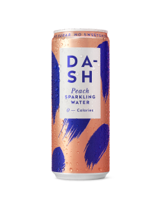 Dash Water - Sparkling Water infused with Wonky Peaches - 12 x 330ml