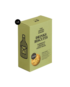 The Drinks Bakery - Parmesan Toasted Pinenut & Basil - 4 x 110g