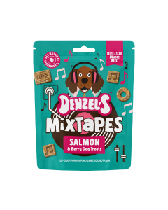 Denzel's - Mixtapes: Salmon & Berries Dog Treats - 10 x 90g