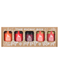 Diddly Squat - 5 Piece Savoury Gift Selection (1 x Smoked Chilli Mayo, 1 x Red Onion Marmalade, 1 x Habanero Chilli Chutney, 1 x Hamburger Sauce, 1 x Chilli Pasta Sauce) - 4 x 1030g