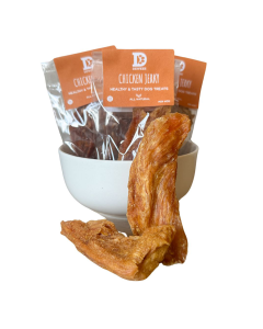 Dewkes Snacks for Dogs - Chicken Jerky Top Up Box - 10 x 40g