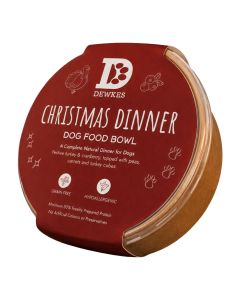 Dewkes Snacks for Dogs - Festive Turkey Lunch For Dogs - 10 x 180g