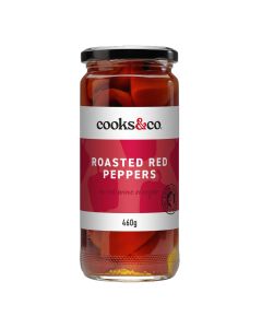 Cooks & Co - Roasted Red Peppers - 6 x 460g