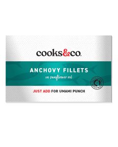 Cooks & Co - Anchovy Fillets in Oil - 10 x 50g