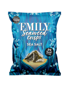Emily Crisps - Salt Seaweed Crisps - 12 x 18g
