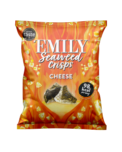 Emily Crisps - Cheese Seaweed Crisps - 12 x 18g