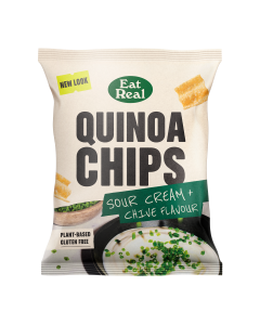 Eat Real - REALEST Sour Cream & Chives Quinoa Chips - 18 x 40g