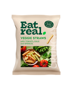 Eat Real - Veggie Straws with Tomato, Kale and Spinach - 18 x 40g
