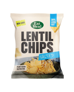 Eat Real - REALEST Salted Lentil Chips - 18 x 40g
