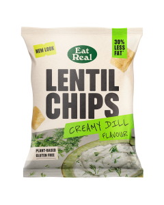 Eat Real - REALEST Creamy Dill Lentil Chips - 18 x 40g