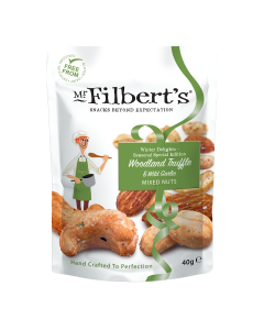 Mr Filberts - Woodland Truffle & Wild Garlic Mixed Nuts - 20 x 40g