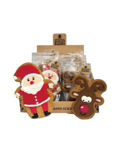 Original Biscuit Bakers - Santa & Reindeer Biscuits - 16 x 75g