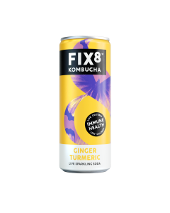 Fix8 Kombucha - Ginger Turmeric - 12 x 250ml