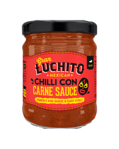 Gran Luchito - Glass Jar Chilli Con Carne Sauce - 6 x 480g