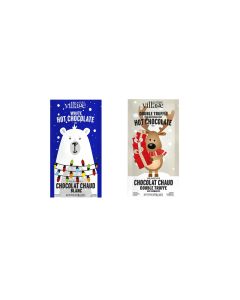 Gourmet du Village - Mixed Case of Polar Bear and Reindeer Hot Chocolate - 24 x 35g