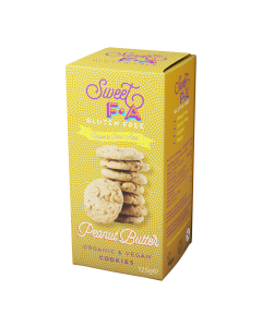 Sweet FA Gluten Free - Organic Peanut Butter Cookies - 12 x 125g