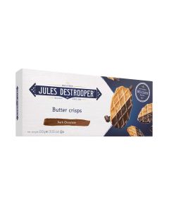 Jules Destrooper - Butter Crisps with Dark Belgian Chocolate - 12 x 100g