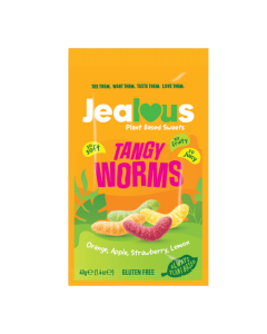 Jealous Sweets - Tangy Worms Impulse Bag - 10 x 40g