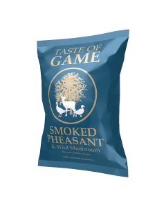 Taste of Game - Smoked Pheasant & Wild Mushroom Crisps - 24 x 40g