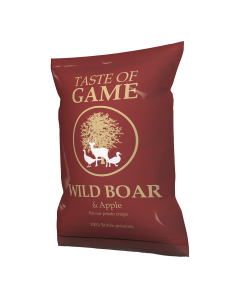 Taste of Game - Wild Boar & Apple Crisps - 12 x 150g