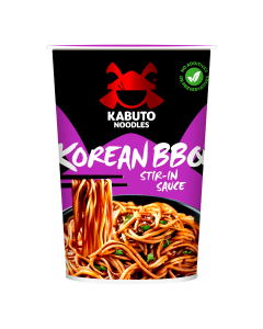 Kabuto Noodles - Stir In Korean BBQ - 6 x 90g