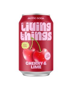 Living Things Soda - Cherry & Lime - 12 x 330ml