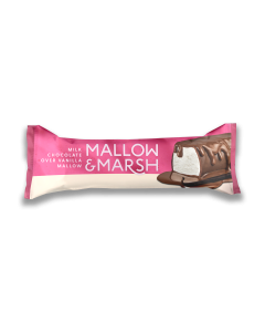 Mallow & Marsh - Vanilla Marshmallow Bar Coated in Milk Chocolate - 12 x 25g