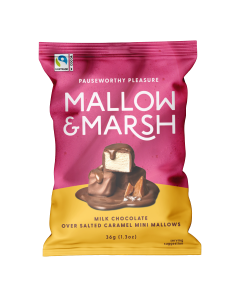 Mallow & Marsh - Milk Chocolate over Salted Caramel Minis - 12 x 36g