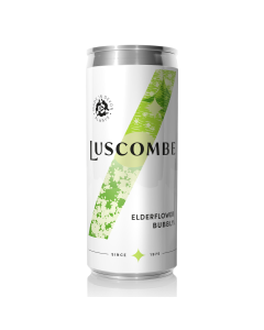Luscombe Drinks - Organic Elderflower Bubbly Can - 12 x 320ml